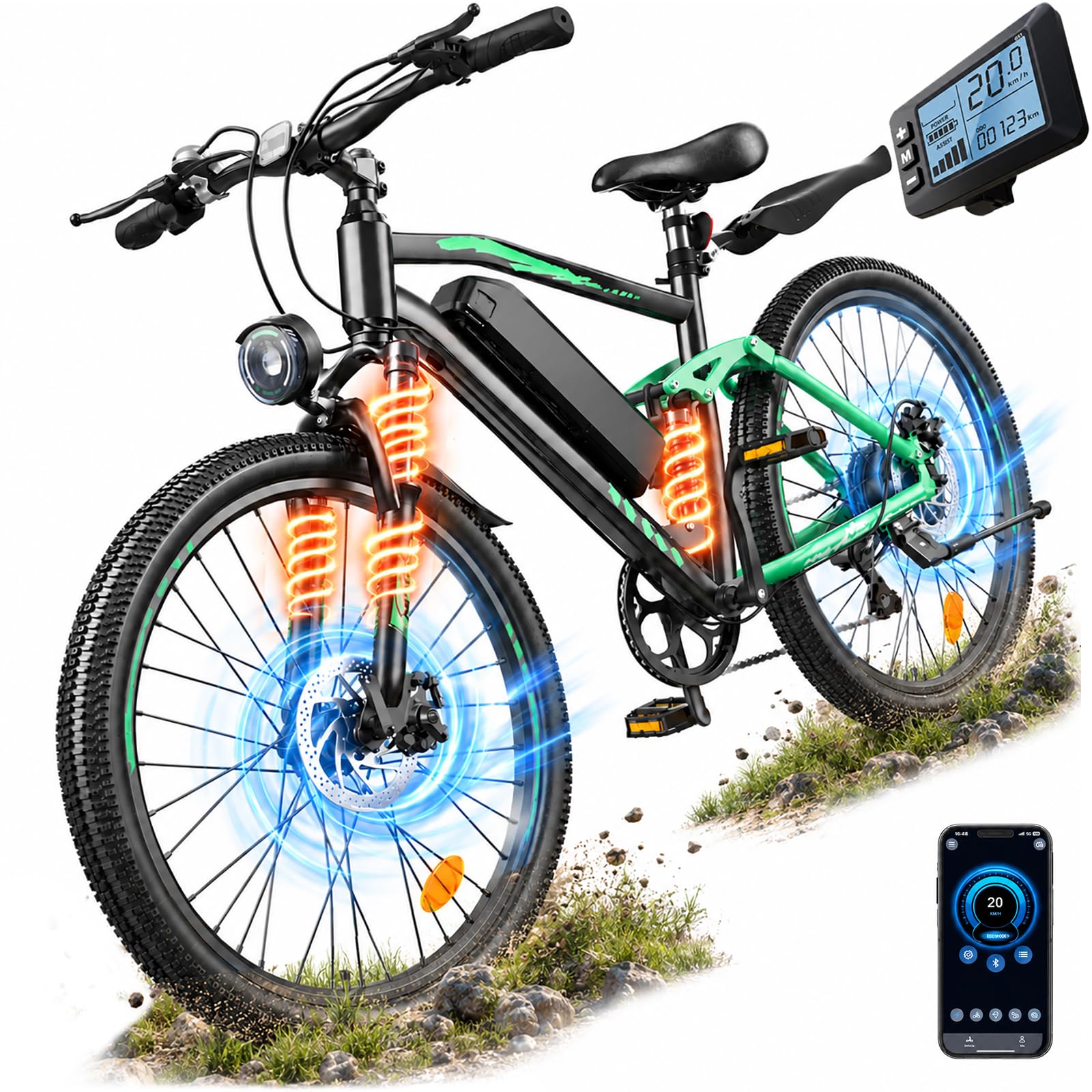 Finbike M50 Electric Bikes for...