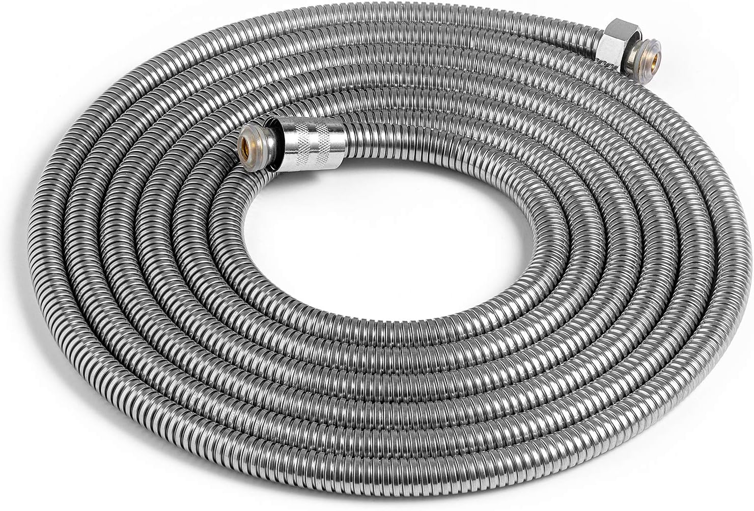 Aopoy Long Shower Hose 4m, 157" Metal Stainless Steel Shower Pipe, Anti-Kink and Leakproof, Bathroom Shower Cable, Easy DIY Replacement