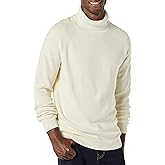Amazon Essentials Men's 100% Cotton Rib Knit Turtleneck Sweater