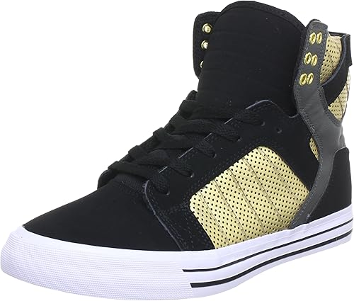 supra skytop black gold