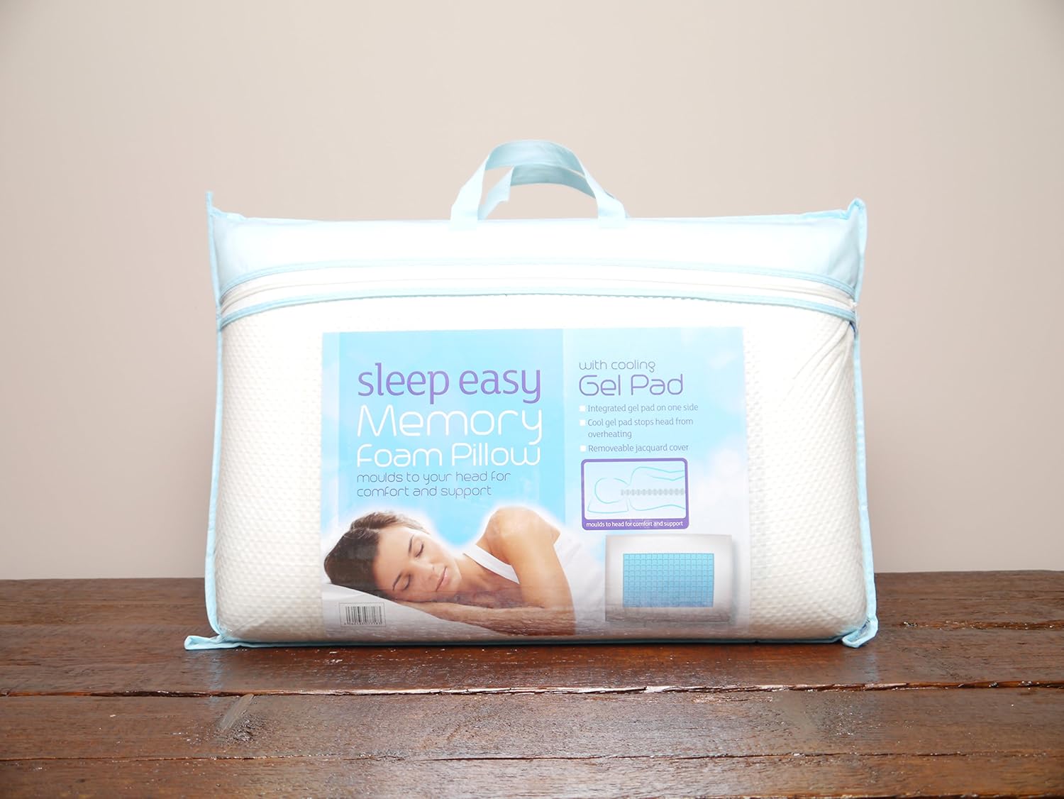 Sleep Easy Cool Gel Memory Foam Pillow Amazon Co Uk Kitchen Home