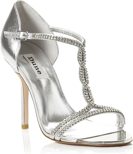 dune silver shoes and bag