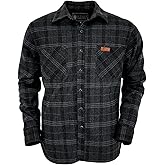 Outback Trading Men's 42667 Clyde UV Protective Snap Front Long Sleeve Western Work Big Shirt