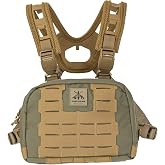 FHF GEAR Chest Rig Gen 2 | Lightweight Hunting Vest &amp; Tactical Chest Rig with MOLLE | Magnetic Tool Tunnel, Internal Pockets &amp; Shoulder Harness | All-Season Use Hunting Essentials
