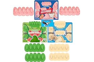 Easter Marshmallow Chick Variety Pack 30 Count – Rice KrispyTreat, Sour Watermelon & Strawberry Toaster Pastry Flavored Marsh