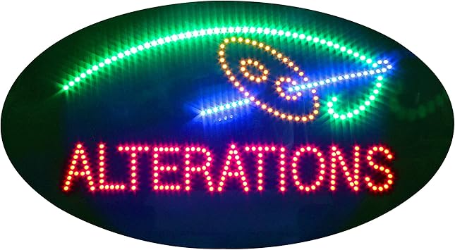 Amazon Com Led Tailoring Alterations Sewing Open Light Sign