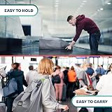 Bramble Large Stroller Bag Cover for Airplane Grey 116x53x34cm view 7
