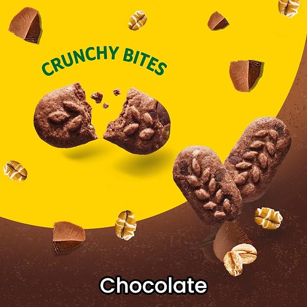 BELVITA BITE SIZE SNACKS, CHOCOLATE CRUNCHY BITES, 5 OZ
