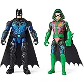 DC Comics Batman 4-inch Bat-Tech Batman and Robin Action Figures with 6 Mystery Accessories, for Kids Aged 3 and up, Amazon E