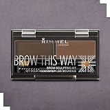 Rimmel Brow This Way Eyebrow Powder Sculpting Kit Blonde 1.3g view 3