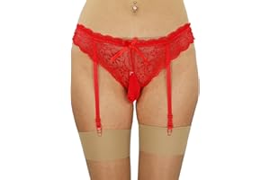 Mona's Choice Mens Sissy Panties Garter Belts, Garter Stockings and Thigh Highs (Belts and Stockings Sold Separately)