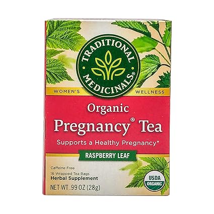Amazon Com Traditional Medicinals Organic Pregnancy Herbal Wrapped Tea Bags 16 Ct Grocery Tea Sampler Grocery Gourmet Food