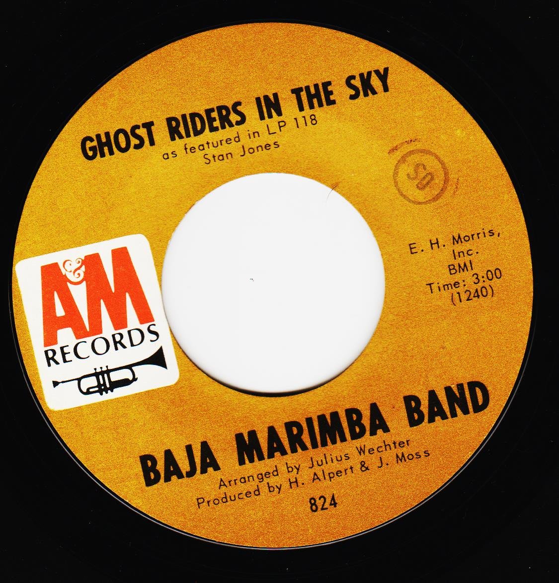 Baja Marimba Band Baja Marimba Band Ghost Riders In The Sky / Sabor