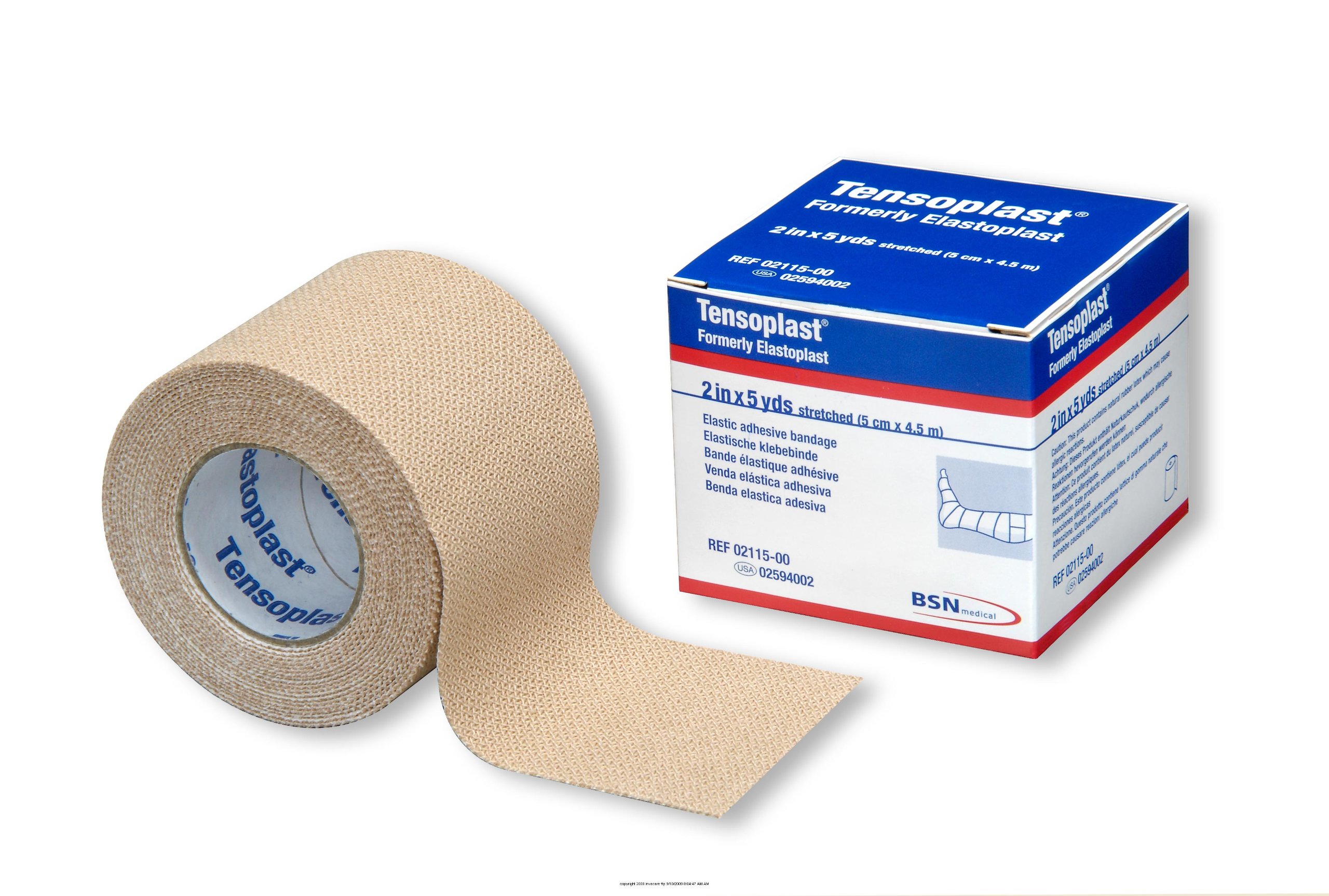 Tenoplast Elastic Adhesive Bandage 3 "x5 Yd Health