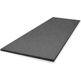 Ramede 54 X 16 X 0.5 Inch Polyethylene Foam Sheet for Gun Case | 1 Piece Black Foam Cushion, Customizable Pad Sheets for Gun Case Toolbox Packing Crafts Transport DIY