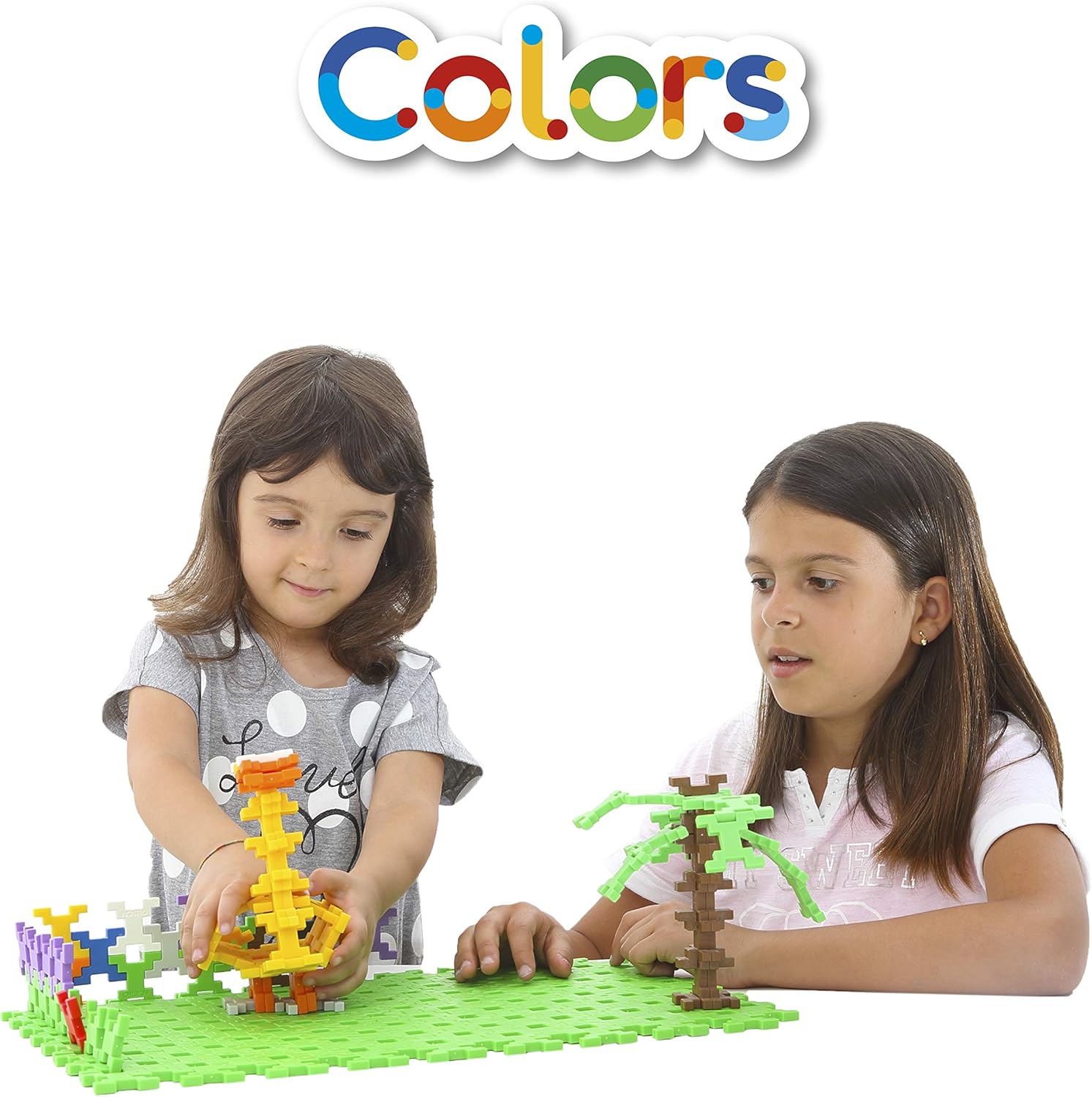 Interlocking – Maxi Pink, 100 pieces, Single building brick, Game for ...