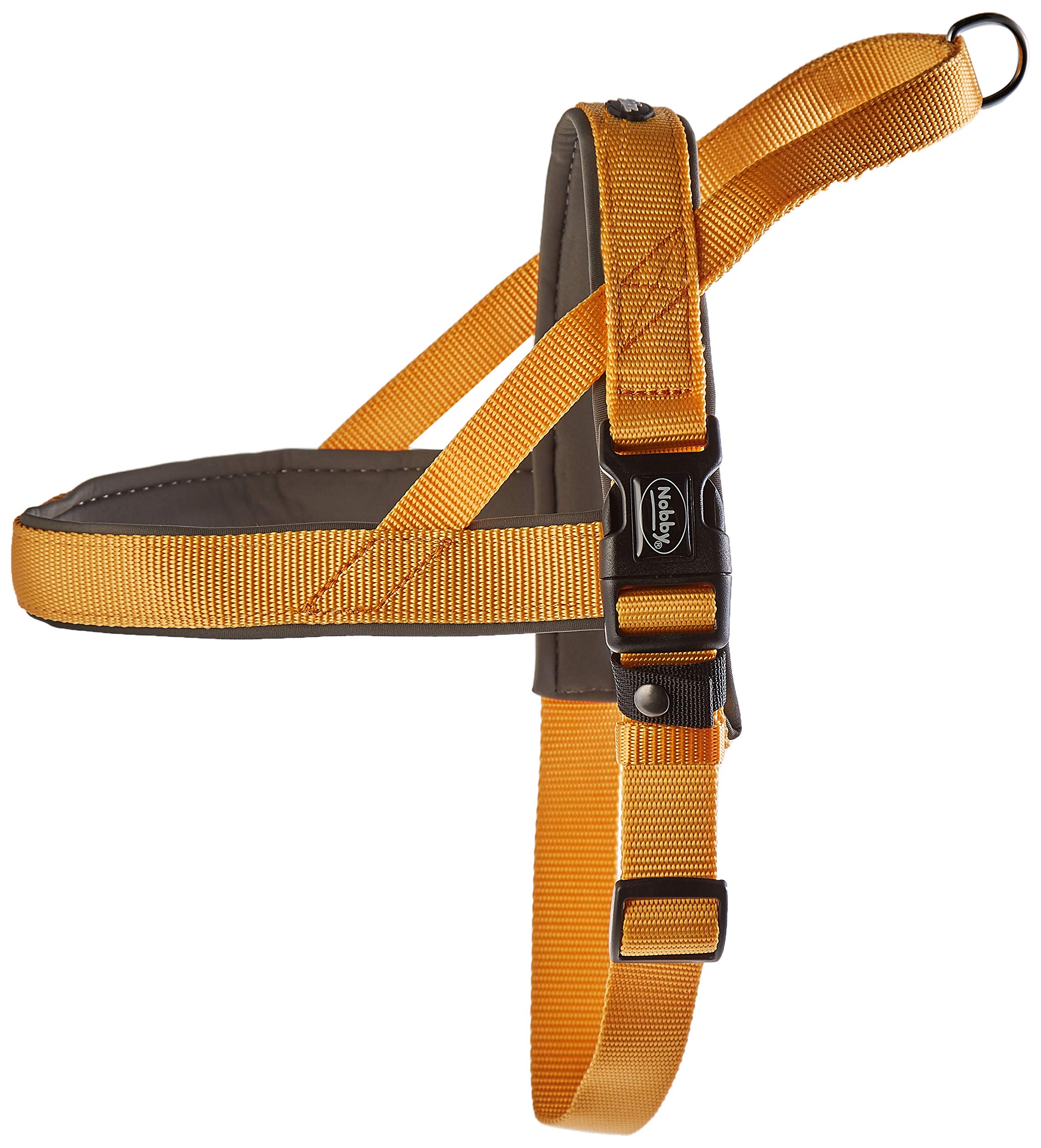 Nobby Classic Preno Norwegian Harness, 60-76 cm+46 cm/25-35 mm, Orange/Gray