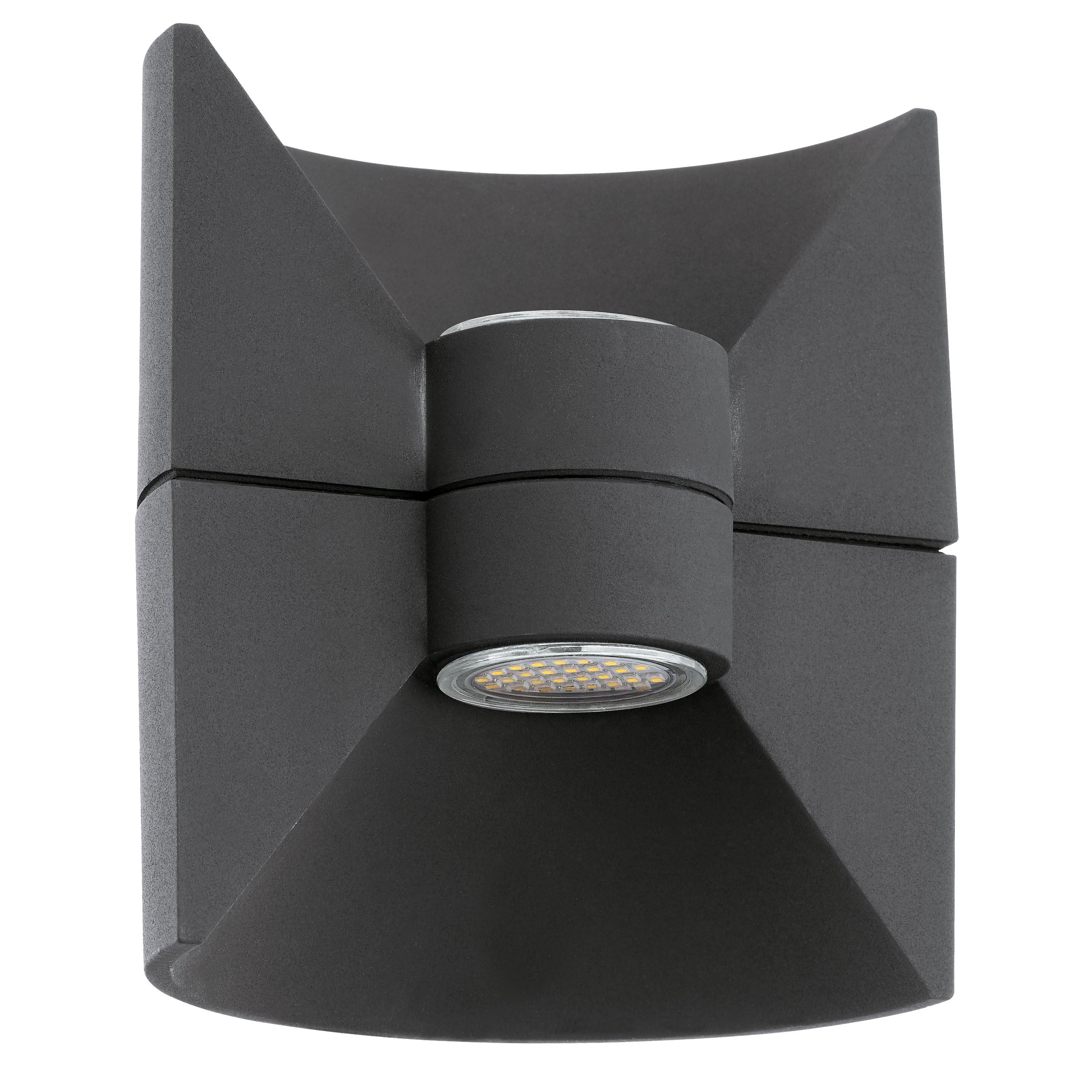 EGLO 93368 LED Anthracite Outdoor Wall Light Redondo