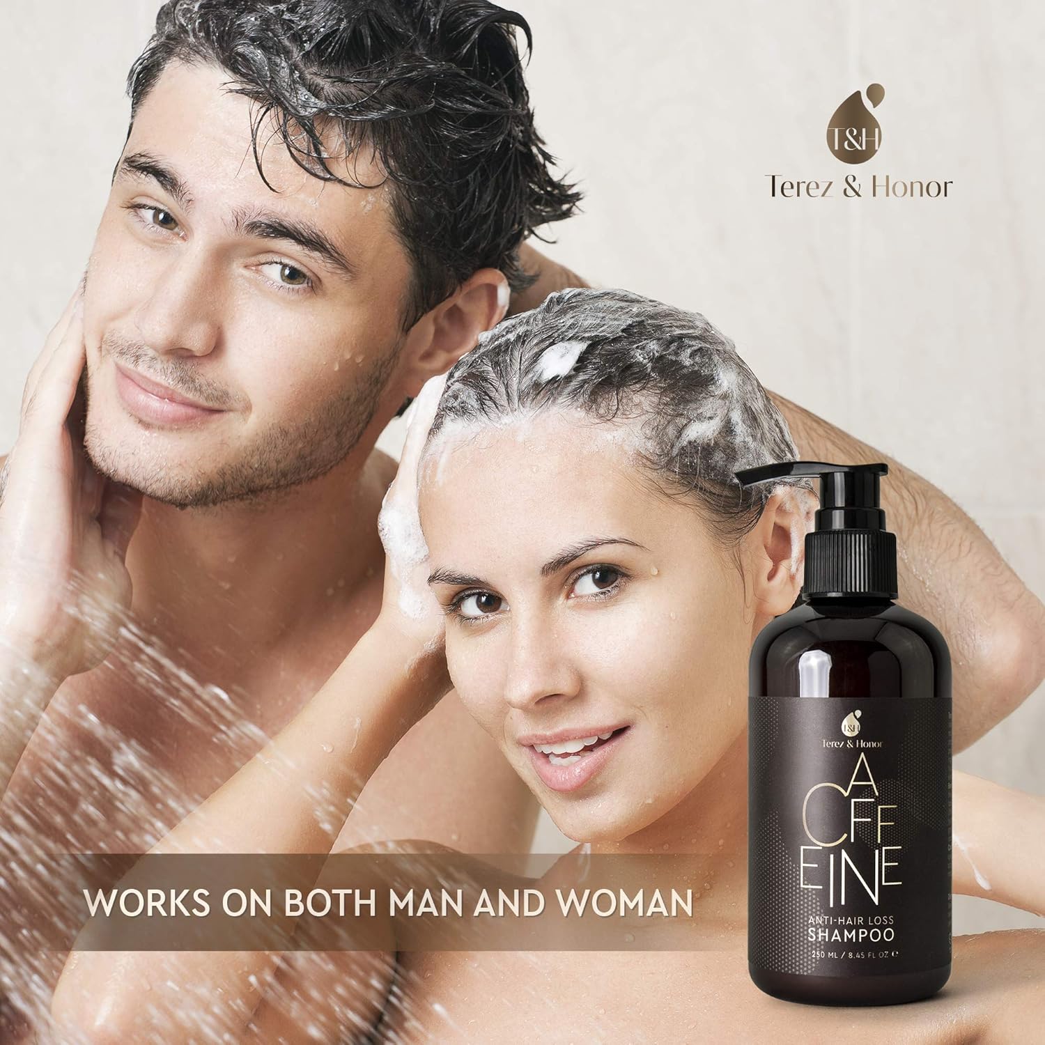 Caffeine Hair Loss Hair Growth Shampoo, Volumizing Thinning Hair with Natural and Healthy Ingredients: Beauty