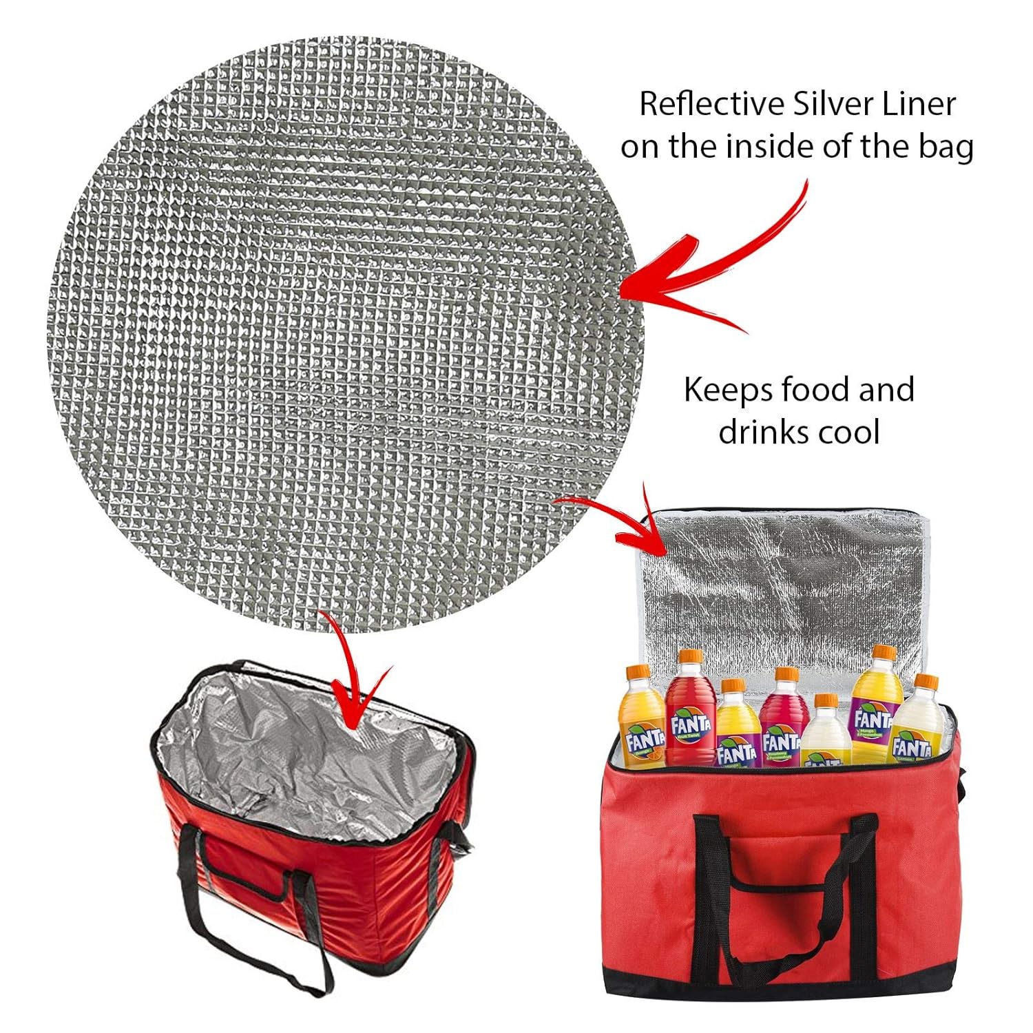 ASAB - Nevera de Picnic Plegable con Aislamiento, 30 L, para ...