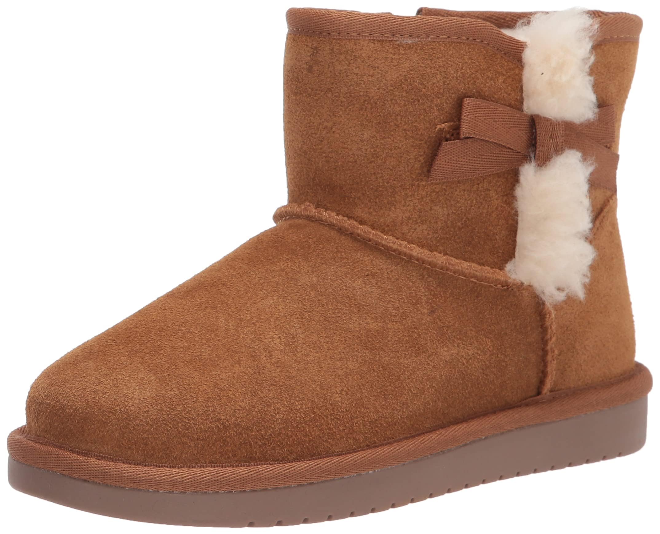 Koolaburra by UGG Girls Victoria Mini Fashion Boot, Chestnut, 7 Toddler US Image