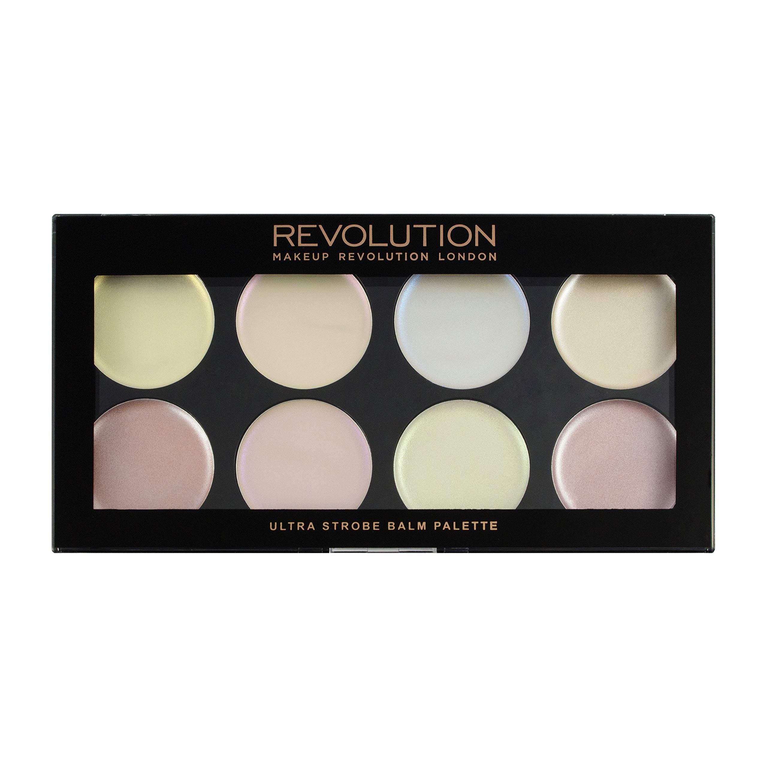 Revolution Beauty London, Ultra, Strobe Balm Palette, 8 Shades, 12g Multicoloured