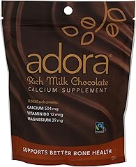 Adora, Calcium Disks Milk Chocolate, 30 Count