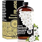 Gardenia Essential Oil, Gardenia Oil 16 Fl Oz 480 ML for Diffuser Humidifier Yoga Cleaning DIY Candle Soap Making Perfume Gift for Women Essential Oils