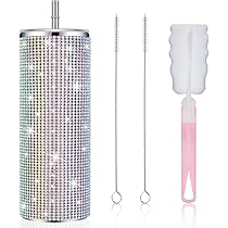 LUXBLINGZ Rhinestone Bling Gobelet Isotherme De 591 Ml En Acier