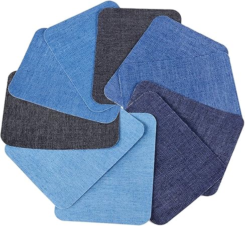 Lavoretti Di Natale Con Jeans.Tankerstreet Toppe In Tessuto Di Cotone Per Patchwork Jeans Fai Da Te Cucito Scrapbooking Blu Denim Amazon It Casa E Cucina