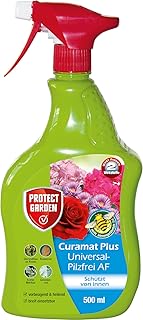 PROTECT GARDEN Curamat Plus Universal-Pilzfrei AF (ehem. Bayer Garten Baymat), anwendungsfertiges Spray gegen Pilzkrankheiten an Rosen, Zierpflanzen und Gemüse, 500 ml