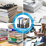 EasyPAG Desk Magazine File Holder Mesh 4 Compartments A4 Black view 4