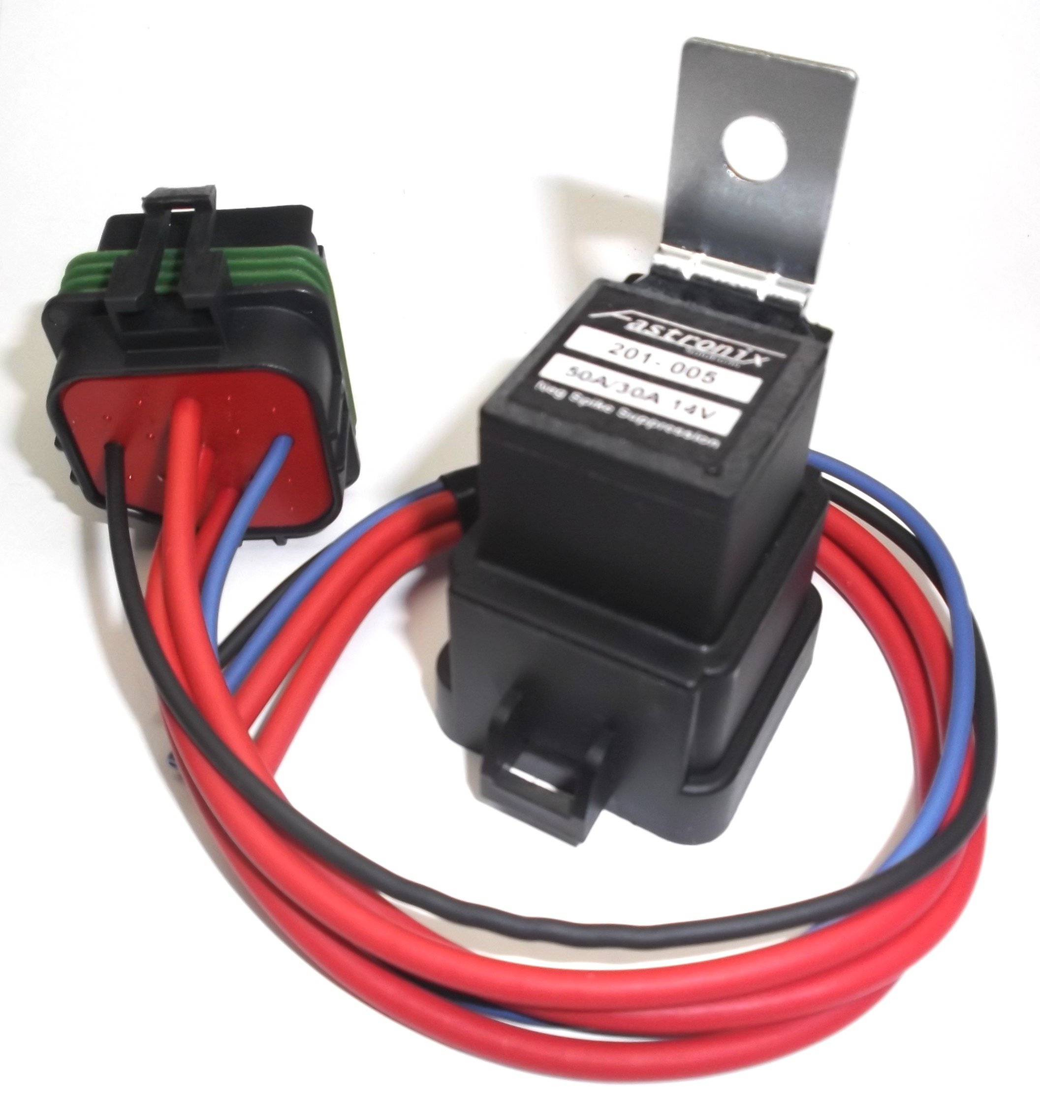 Fastronix 50/30 Amp Weatherproof Automotive Relay and Socket Kit Free