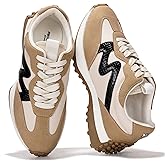 Project Cloud Trendy Fashion Sneakers for Women 2026 - Memory Foam and Non-Slip Comfortable Casual Ladies Shoes for Womens Fashion Sneakers - Lightweight Lace-up Shoes (Lecco)