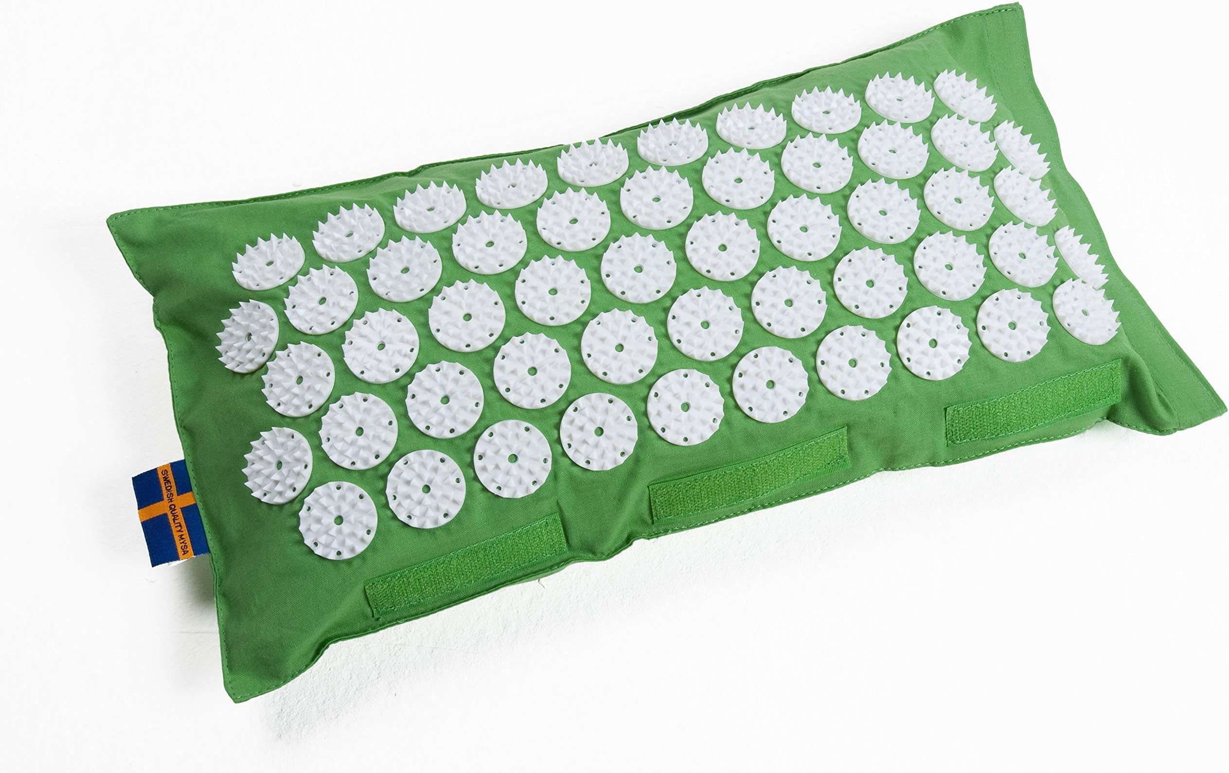 THE BEST PILLOW FOR CERVICAL PAIN IN THE WORLD! MYSA ACUPRESSURE THERMO PILLOW WITH ORGANIC SPELT CHAFF HEATABLE PADDING AND ACUPRESSURE TIPS