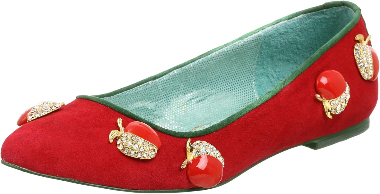 apple red flats