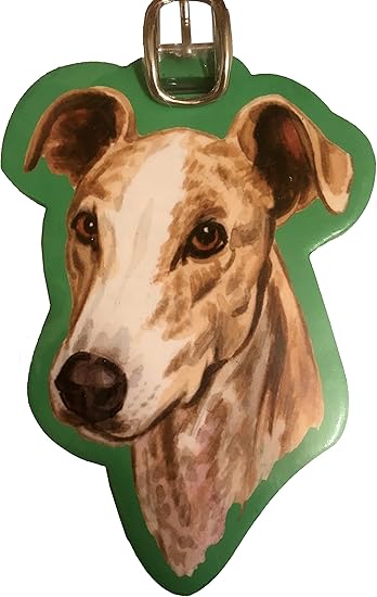 greyhound luggage tag