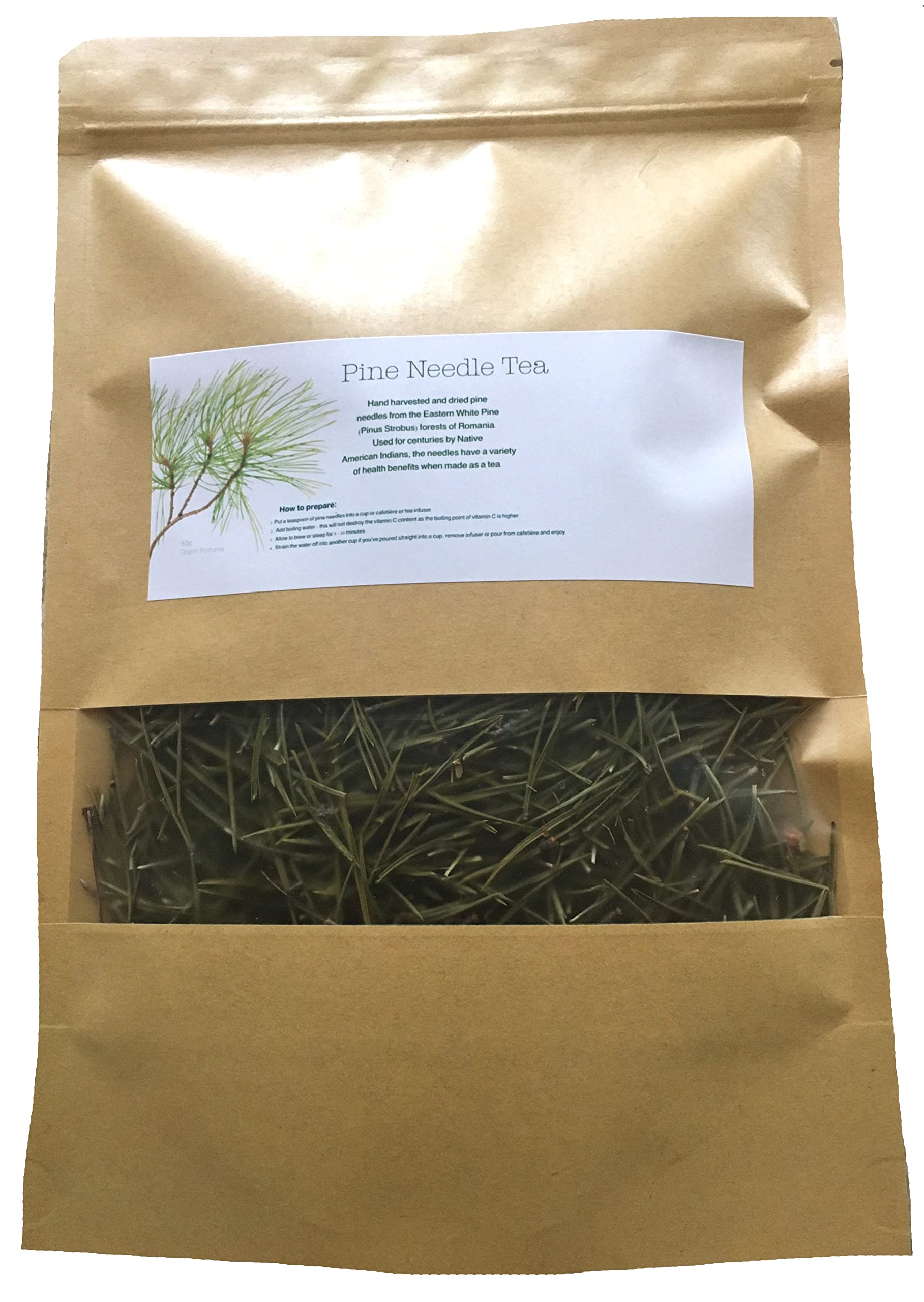 Pine Needle Tea pinus strobus Health Beverage Eastern White Pine Source of shikimic Acid 50g