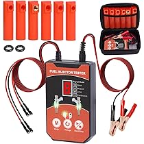 Kit de herramientas de limpieza de inyector de combustible, 8 modos de pulso, probador de