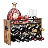 KLM 2-Tier Wine Rack, can Hold 8 Bottles.Suitable