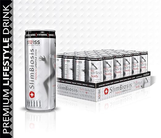 ABNEHMEN - FATBURNER VEGAN Getränk – DeLaVie SLIMBIOSIS Drink - mit Süßungsmittel und Vitamine Complex & Koffein - ZUCKERFREI