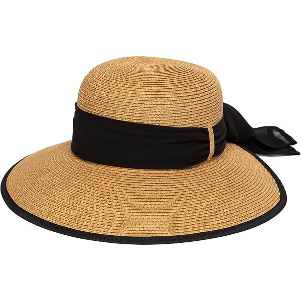 San Diego Hat Co. womens Fedora Beach With Back Knot Band  display picture 3