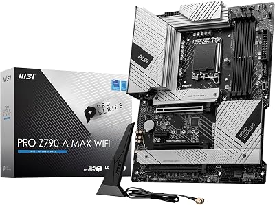 MSI PRO Z790-A MAX WIFI Motherboard ATX Intel 14th 13th 12th Gen LGA 1700 DDR5