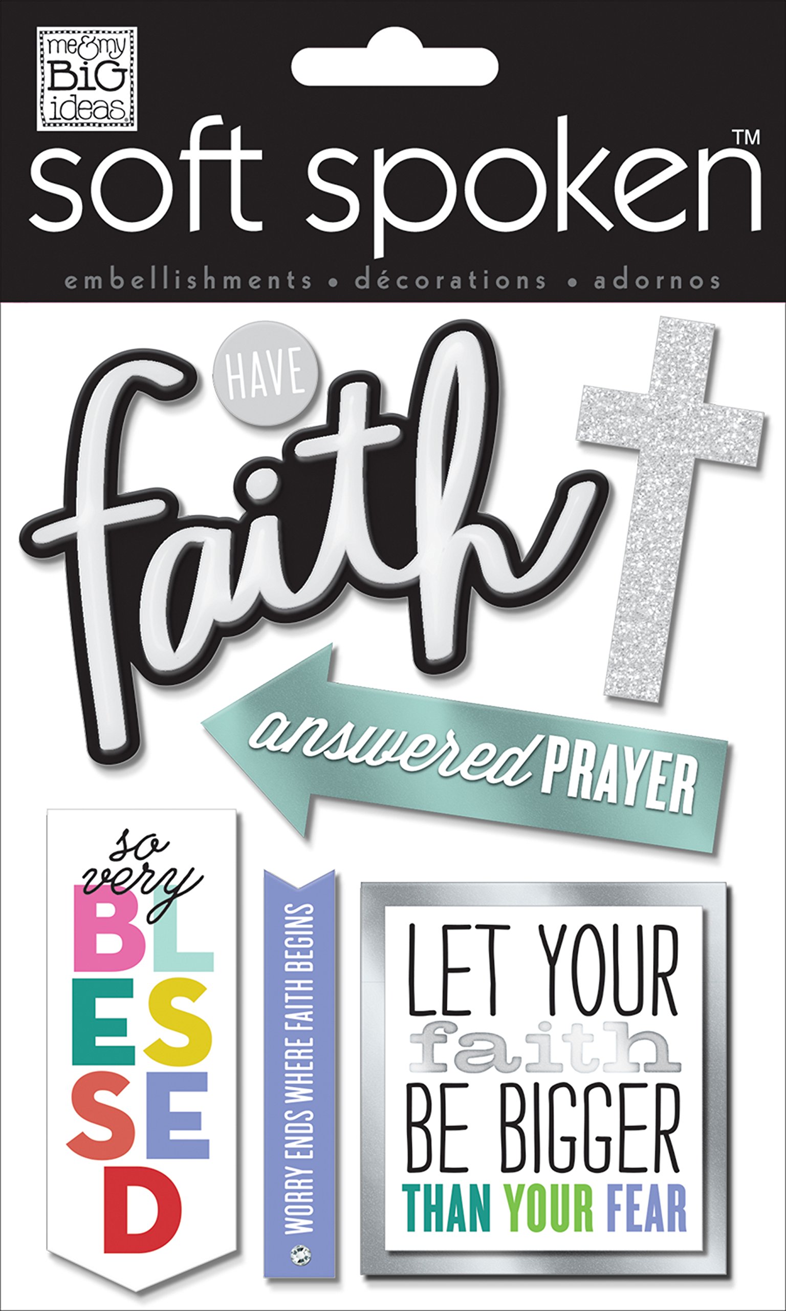 Me And My Big Ideas Have Faith Soft Spoken 3D Stickers — image 1