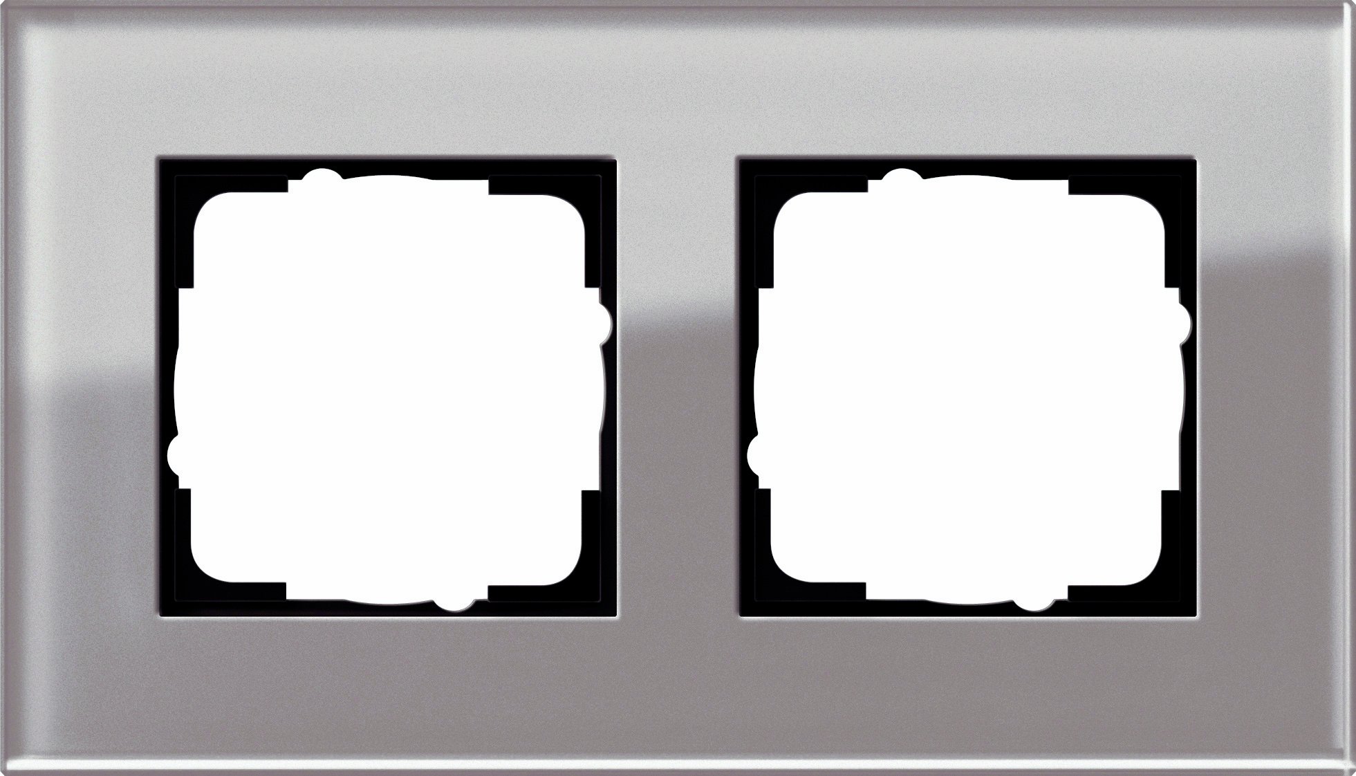 GIRA 0212122 Cover Frame, 2 Gang Esprit Glass Umbra