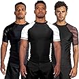 Sanabul Essential Short Sleeve Rash Guard MMA BJJ Wrestling Grappling Jiu Jitsu
