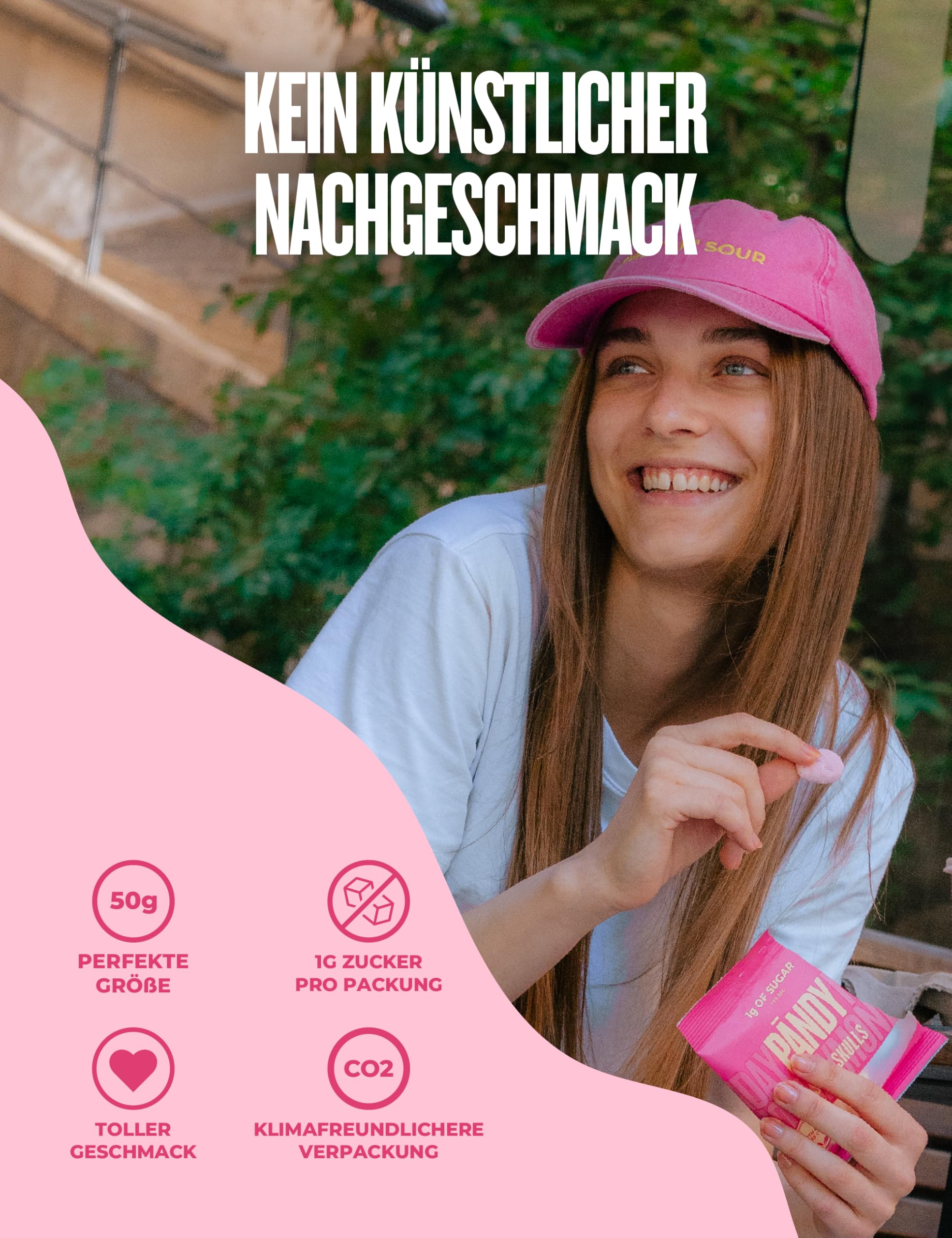 Pändy zuckerfreie Gummibärchen mit 100% Geschmack - 8x 50g Probierpaket - zuckerfreie Süssigkeiten (<1g Zucker) - glutenfreie Süßigkeiten ohne Zucker - kalorienarme, low carb, gesunde Snacks 2