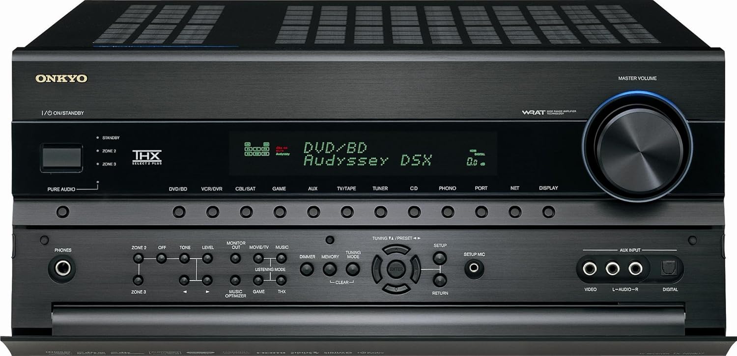 Amazon.com: Onkyo TX-NR807 7.2-Channel A/V Surround Home Network Receiver  (Black) (Discontinued by Manufacturer): Electronics