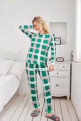 Ekouaer Women's Pajama Sets Casual 2Pcs Sleepwear
