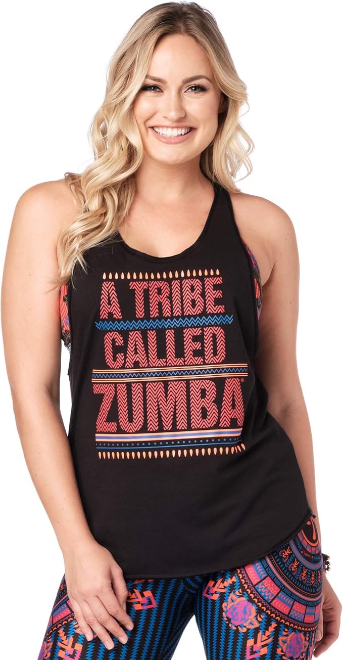 Zumba Fitness® Zumba Dance Fitness Workout Muscle Tank Tops For ...